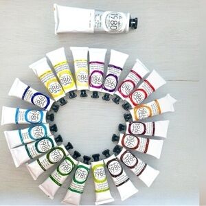 Lot of 22 Gamblin 1980 Oil Colors Paint Tubes Brand New